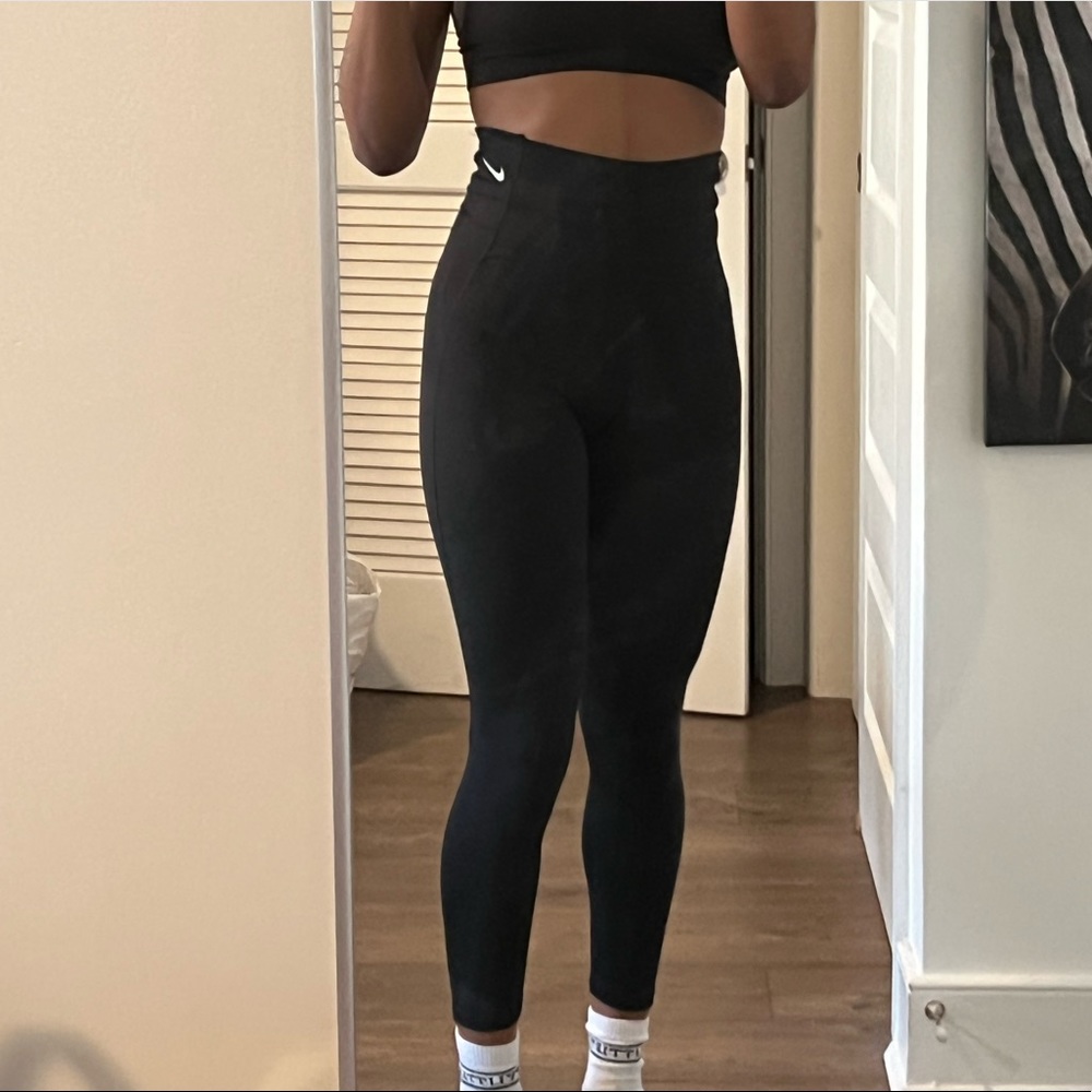 Nike womens pro high waist leggings black size small - Picture 10 of 15